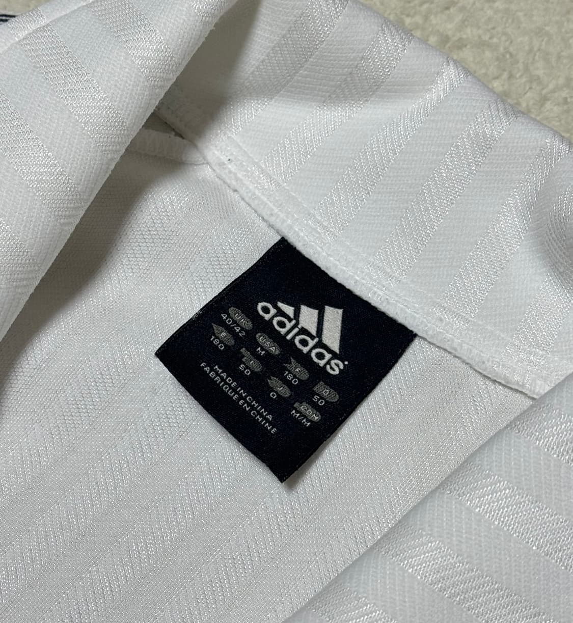 아디다스 일본 퍼포먼스 화이트/그라데이션 실버 져지 상품이미지4