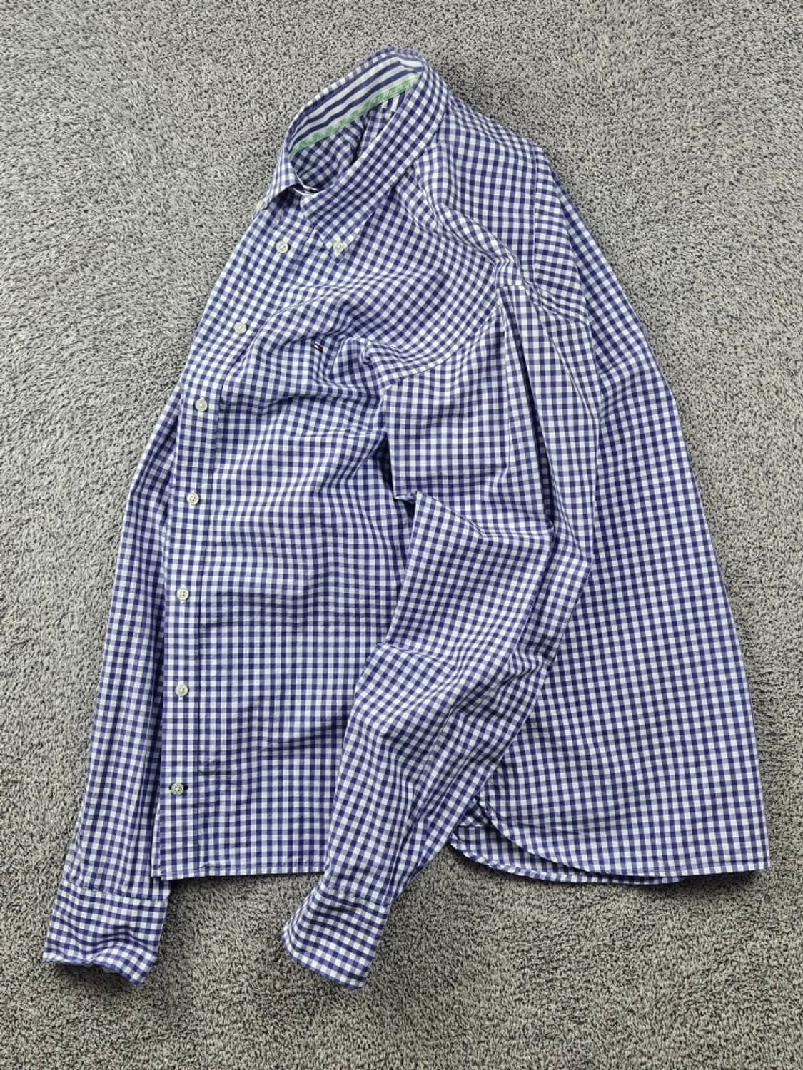 타미힐피거 깅엄 체크 패턴 셔츠 ( M ) / 11087 상품이미지3