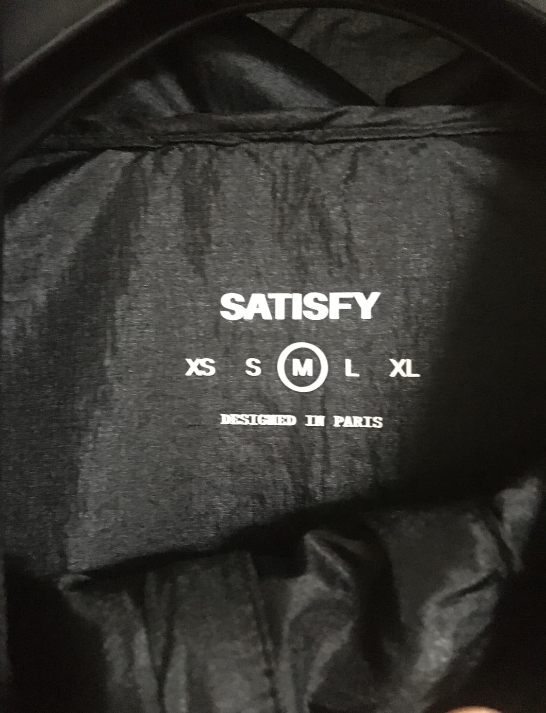 Satisfy 새티스파이 pertex 바람막이 블랙 판매합니다 상품이미지5