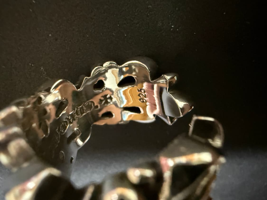 US9 크롬하츠 더블플로랄링 새상품 상품이미지5