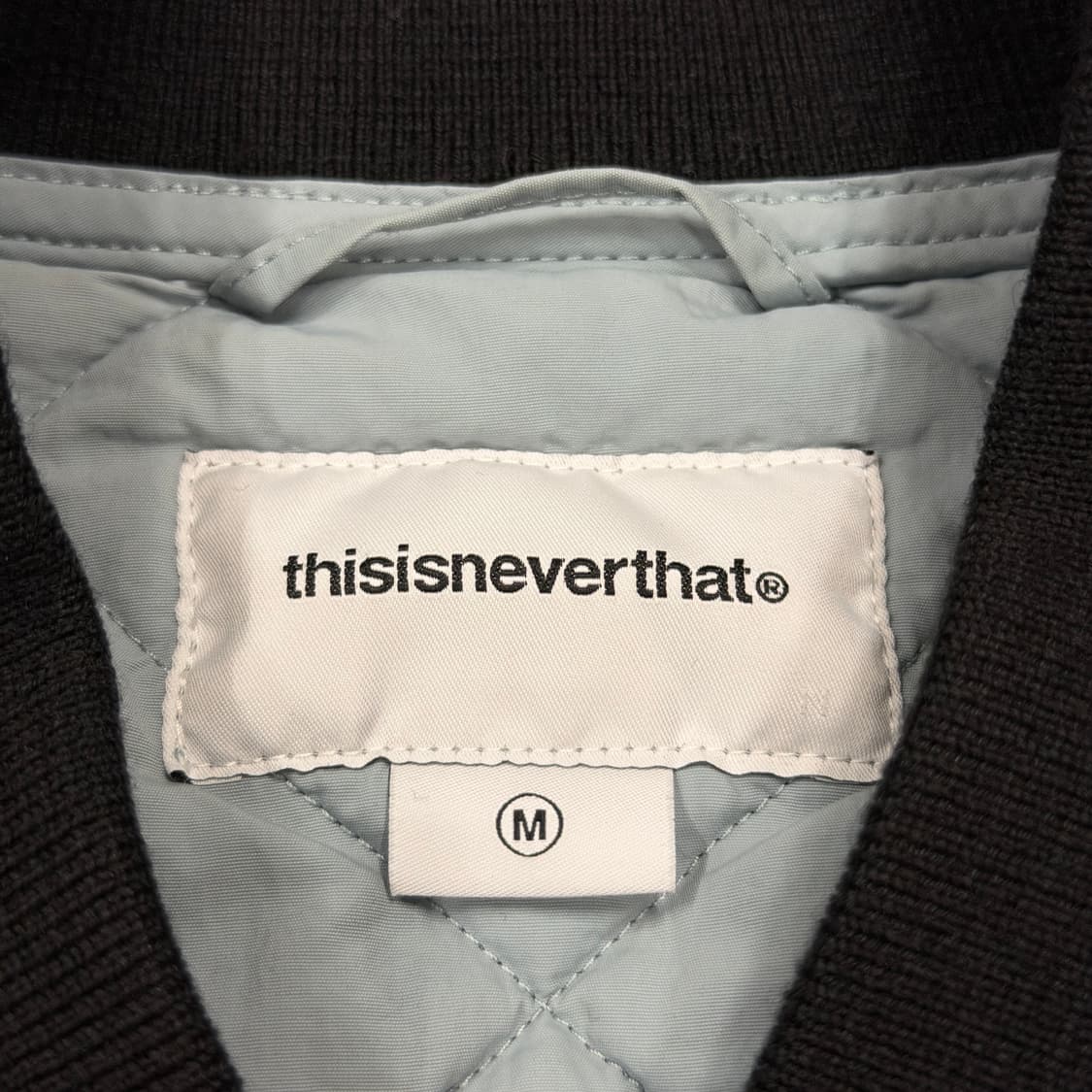 디스이즈네버댓 퀄티드 퀄팅 자켓 스카이 블루 M 상품이미지4