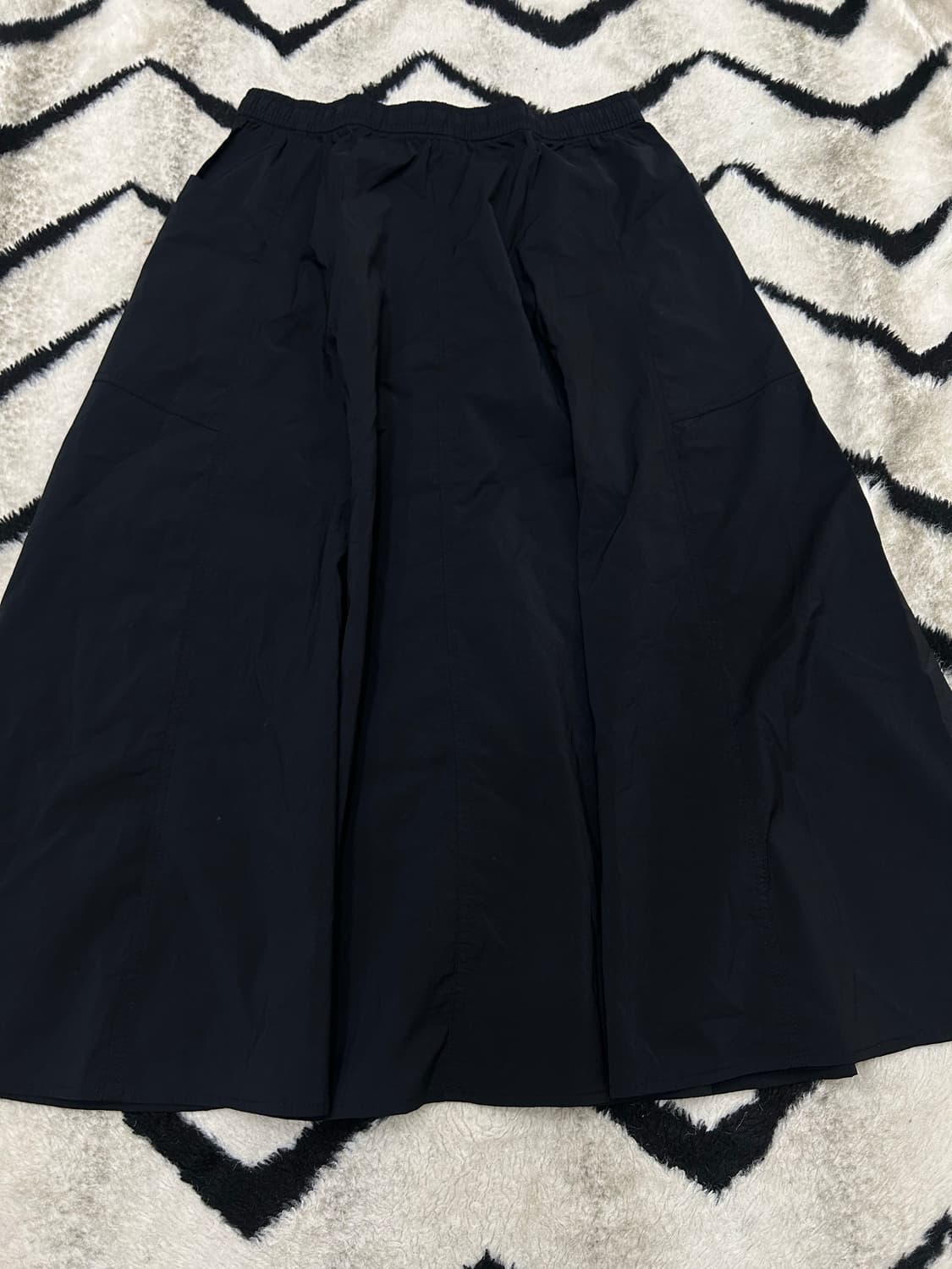 [M]스노우피크 씬테크 나일론 우븐 플레어 스커트/블랙 상품이미지3