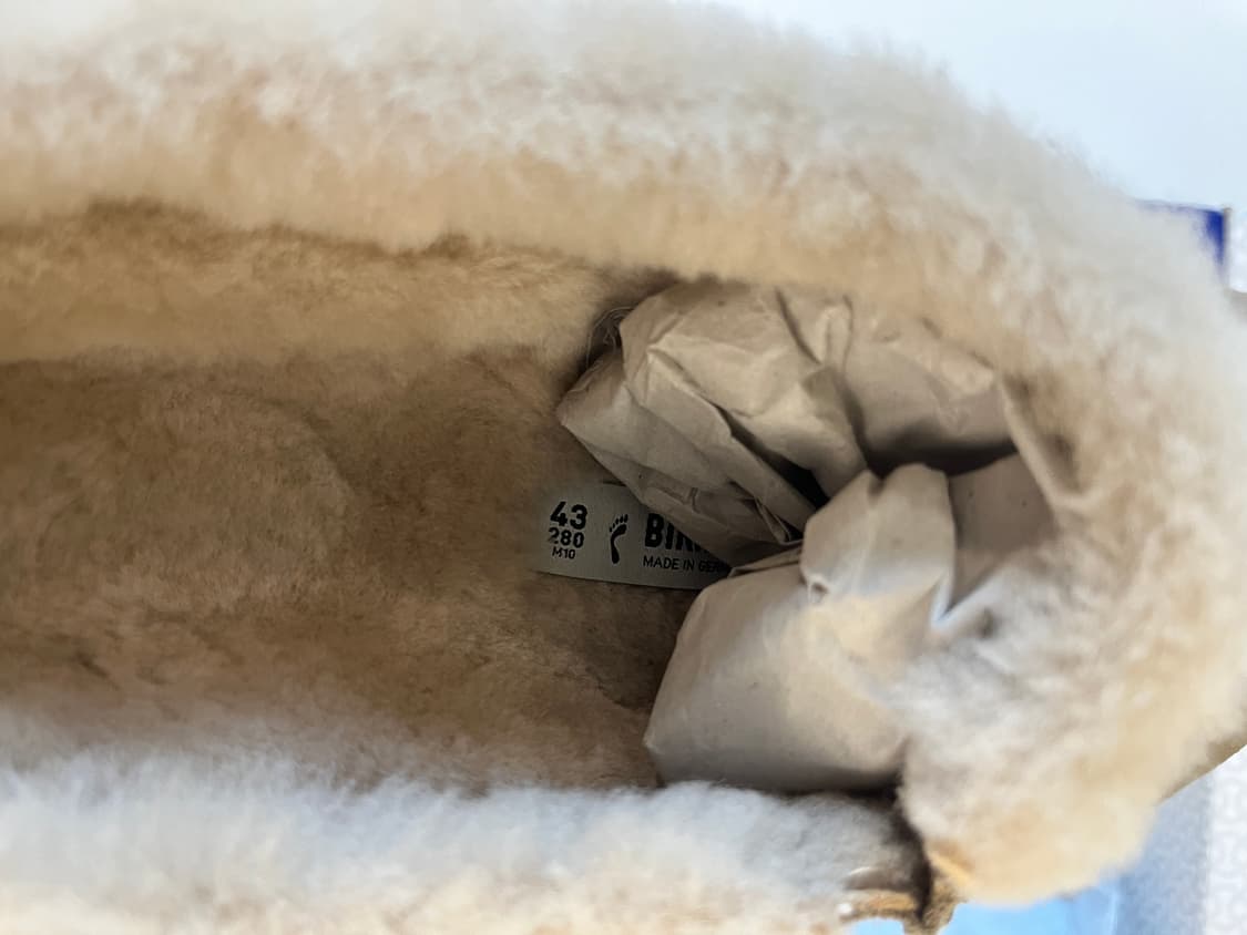 버켄스탁 체르마트 시어링 슬리퍼 43 타우페 (새상품) 상품이미지8