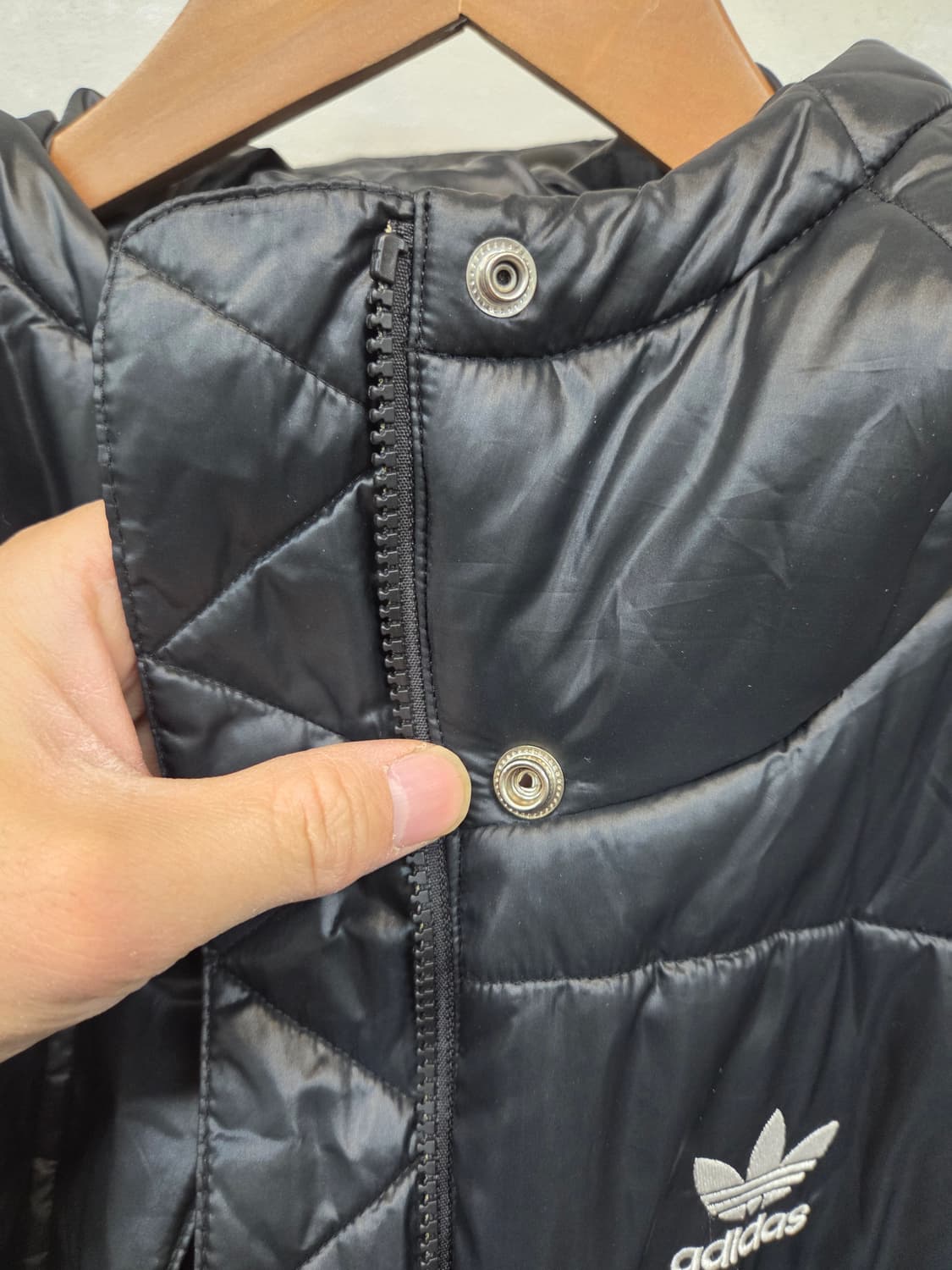 아디다스 여성 오리지날 삼선 패딩 후드자켓 m 상품이미지6