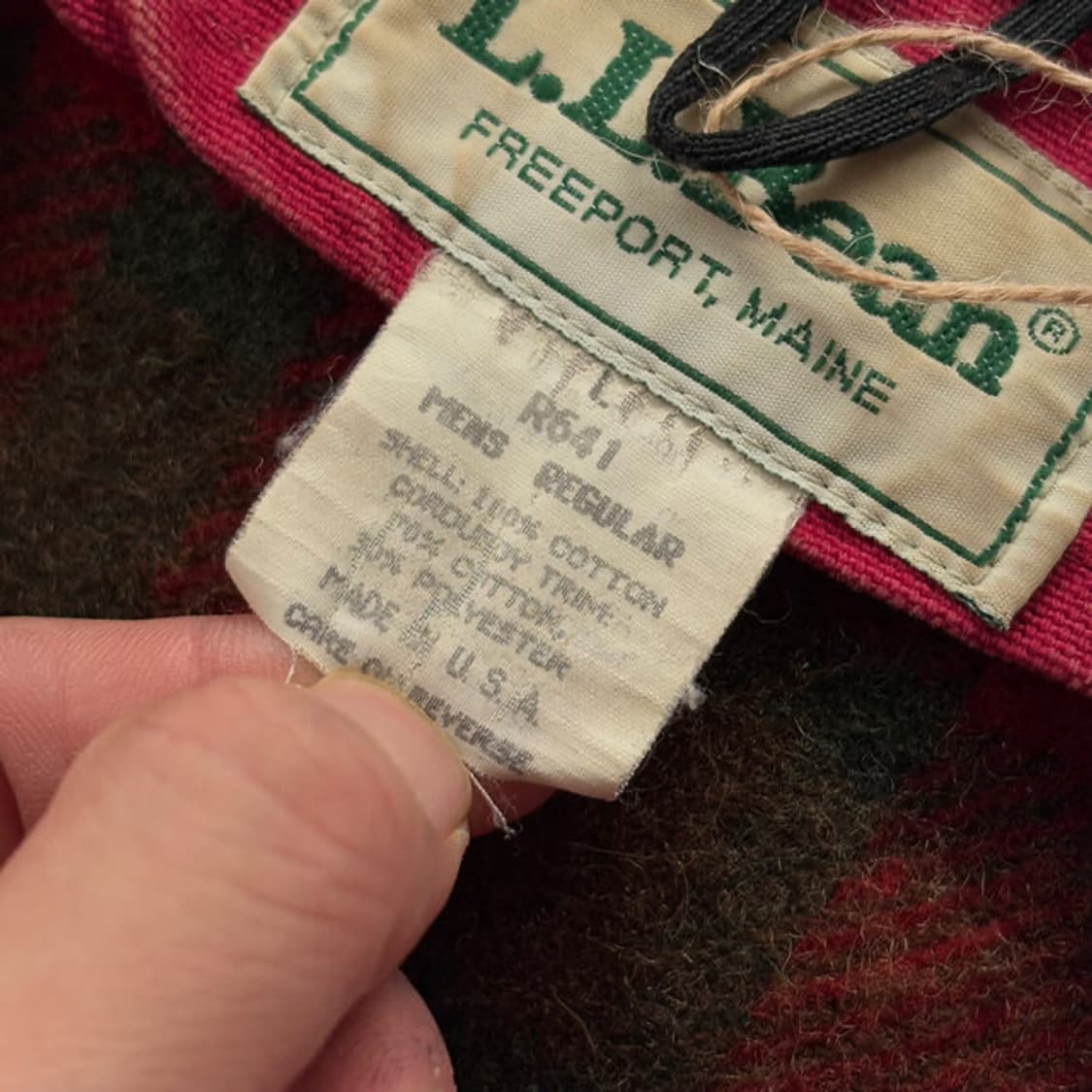 L.L.Bean 엘엘빈 다크레드 필드 자켓 상품이미지7