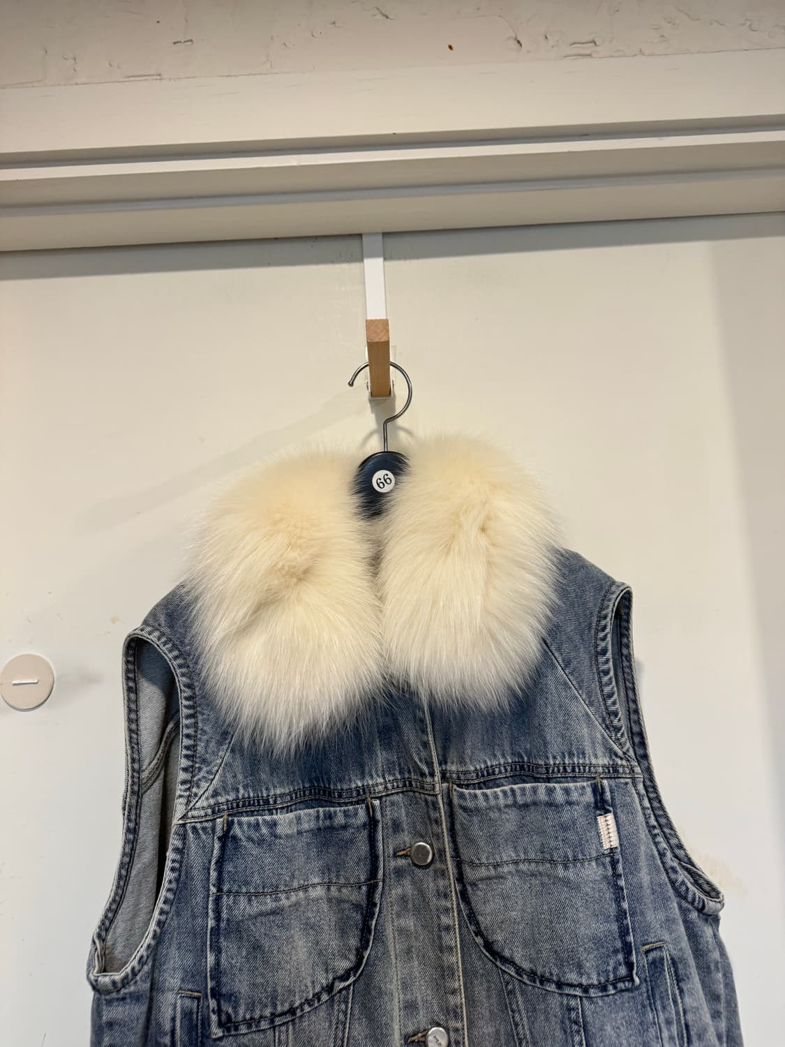 오즈세컨 폭스퍼 데님 베스트 상품이미지5