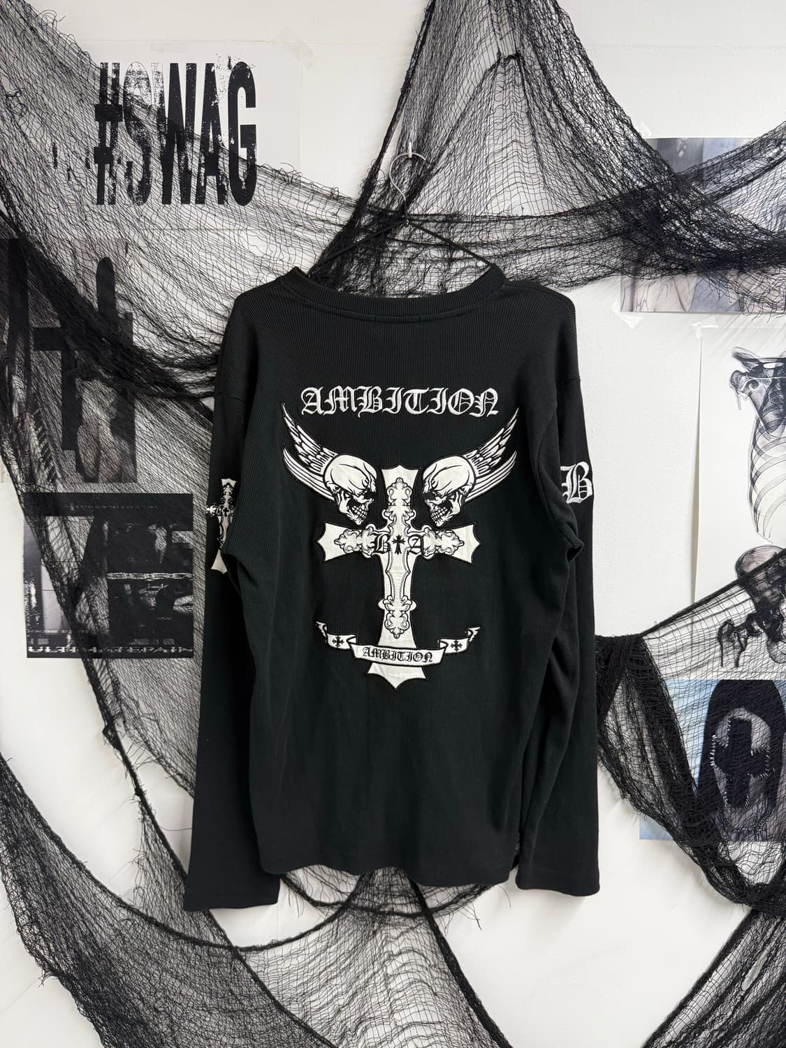 Punk mood patch longsleeve 상품이미지1
