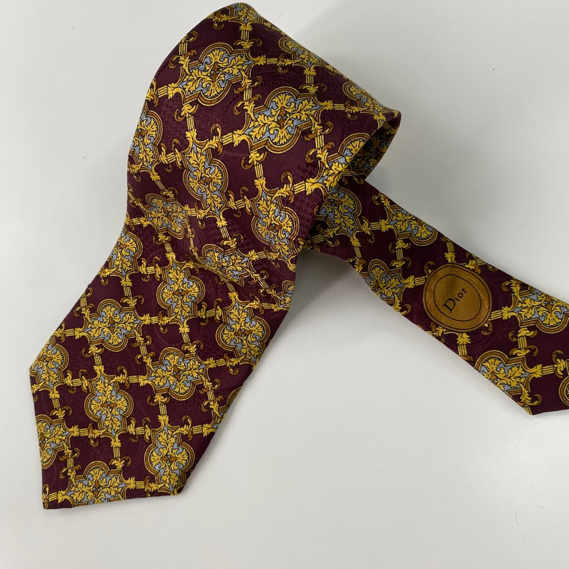 택달린 미사용품 크리스찬 디올(Dior) 명품 정품넥타이 상품이미지7