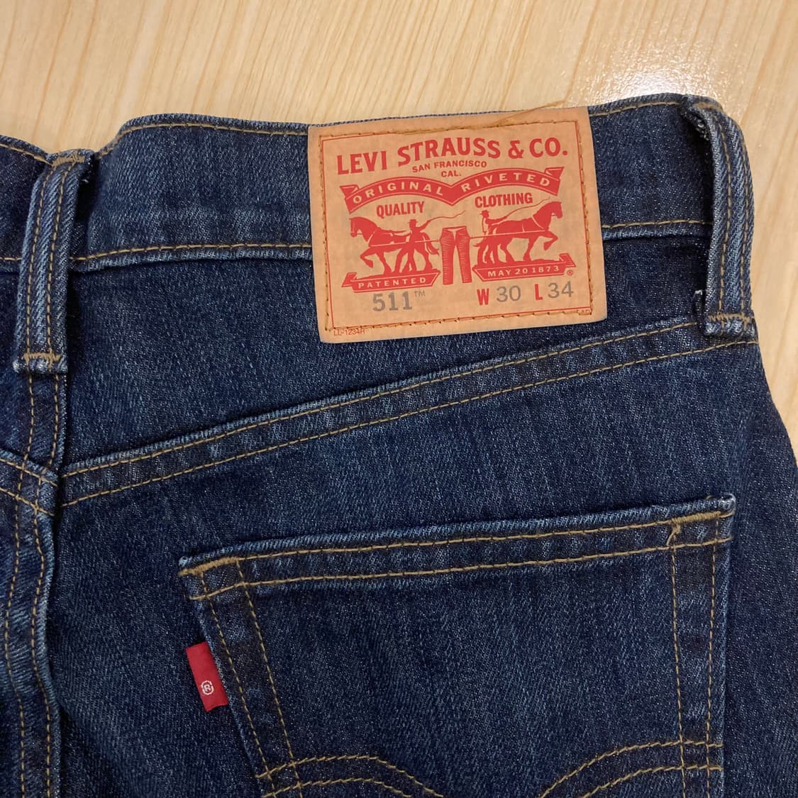 새상품 리바이스 511 로우라이즈 데님팬츠 청바지 상품이미지4