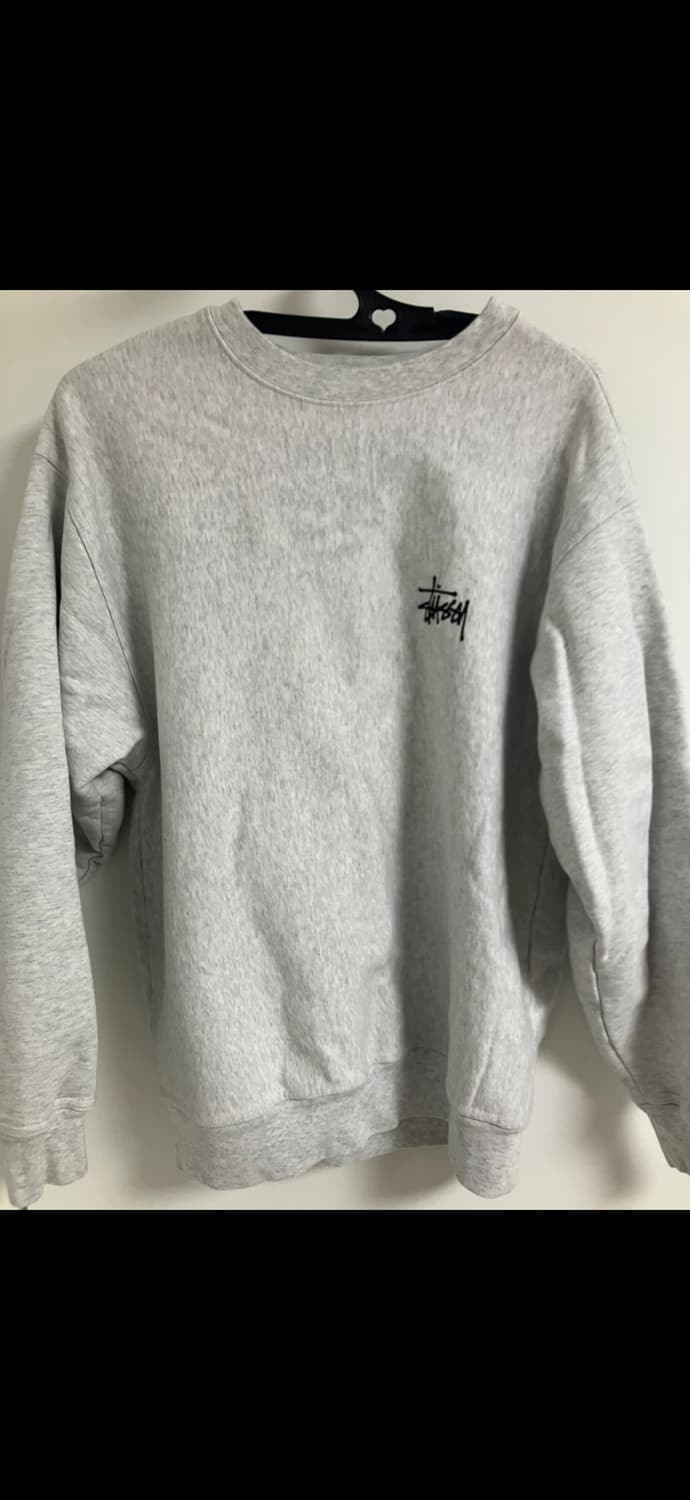 스투시 맨투맨 회색 S 상품이미지1