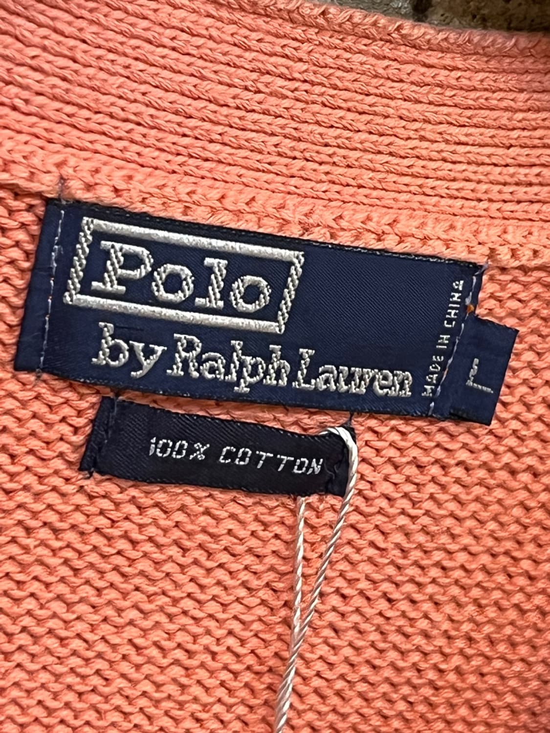 폴로 랄프로렌 코랄 브이넥 니트 가디건 상품이미지6