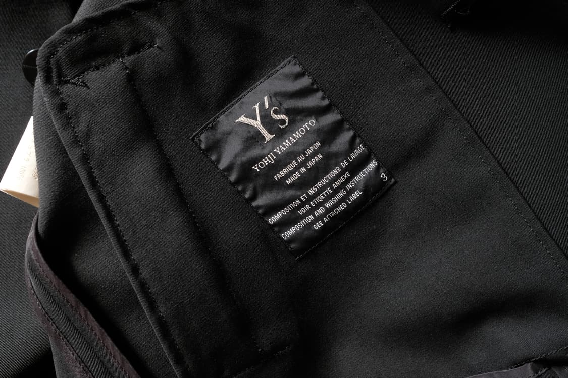 요지 야마모토 버튼 다운 셔츠 자켓 블랙 상품이미지7