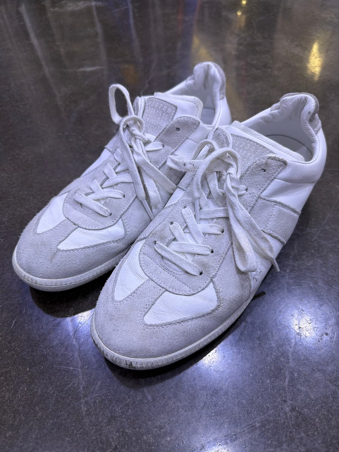 메종 마르지엘라 독일군 스니커즈 화이트 41.5 상품이미지1