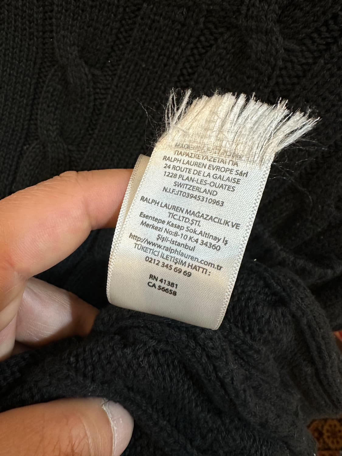 폴로 케이블 니트 스웨터 상품이미지4