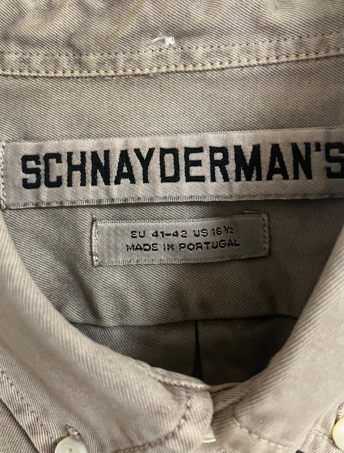 [SCHNAYDERMAN’S] 옥스포드 셔츠 상품이미지2