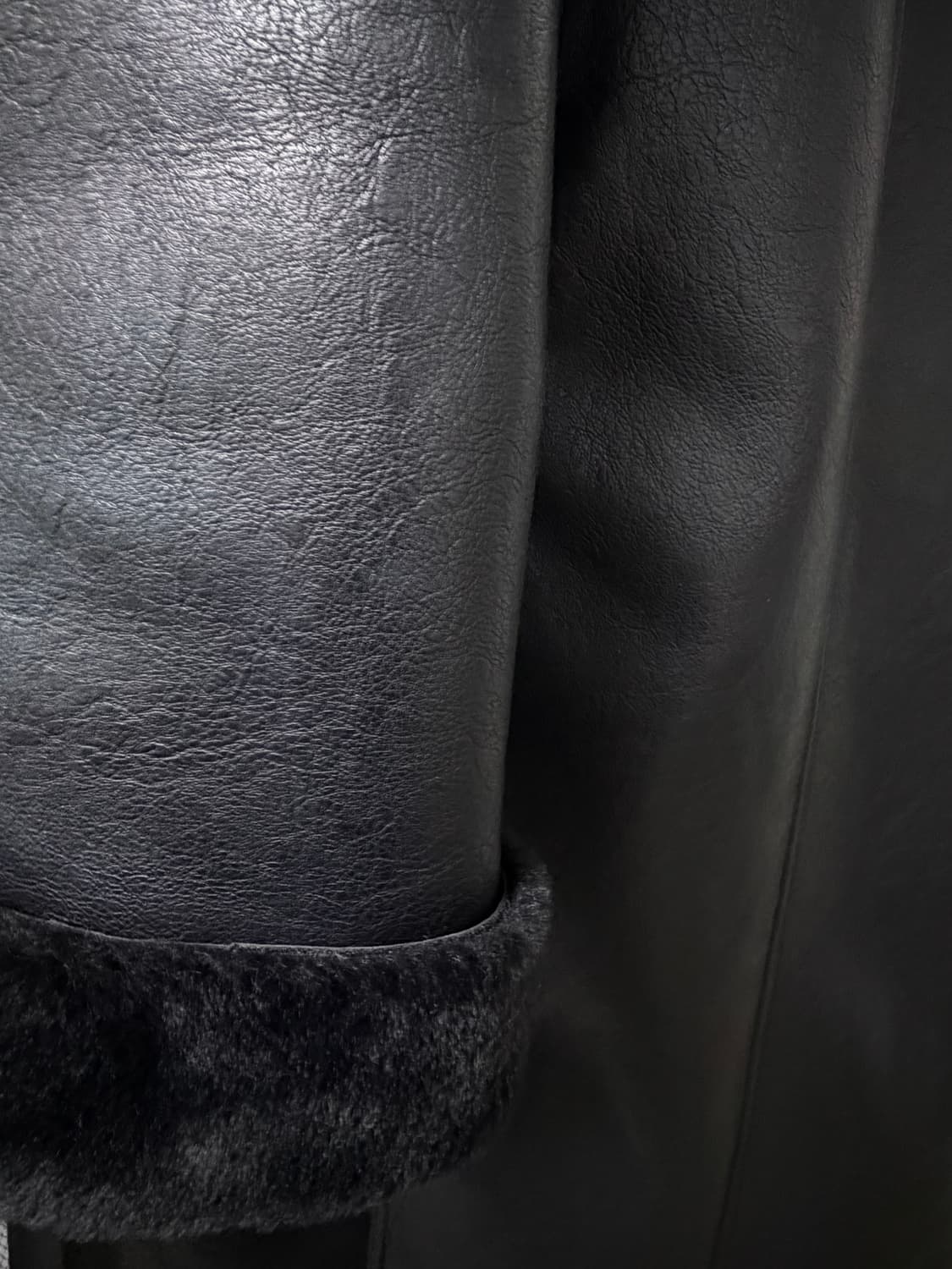 쓰리타임즈 NY leather fur jacket 상품이미지2