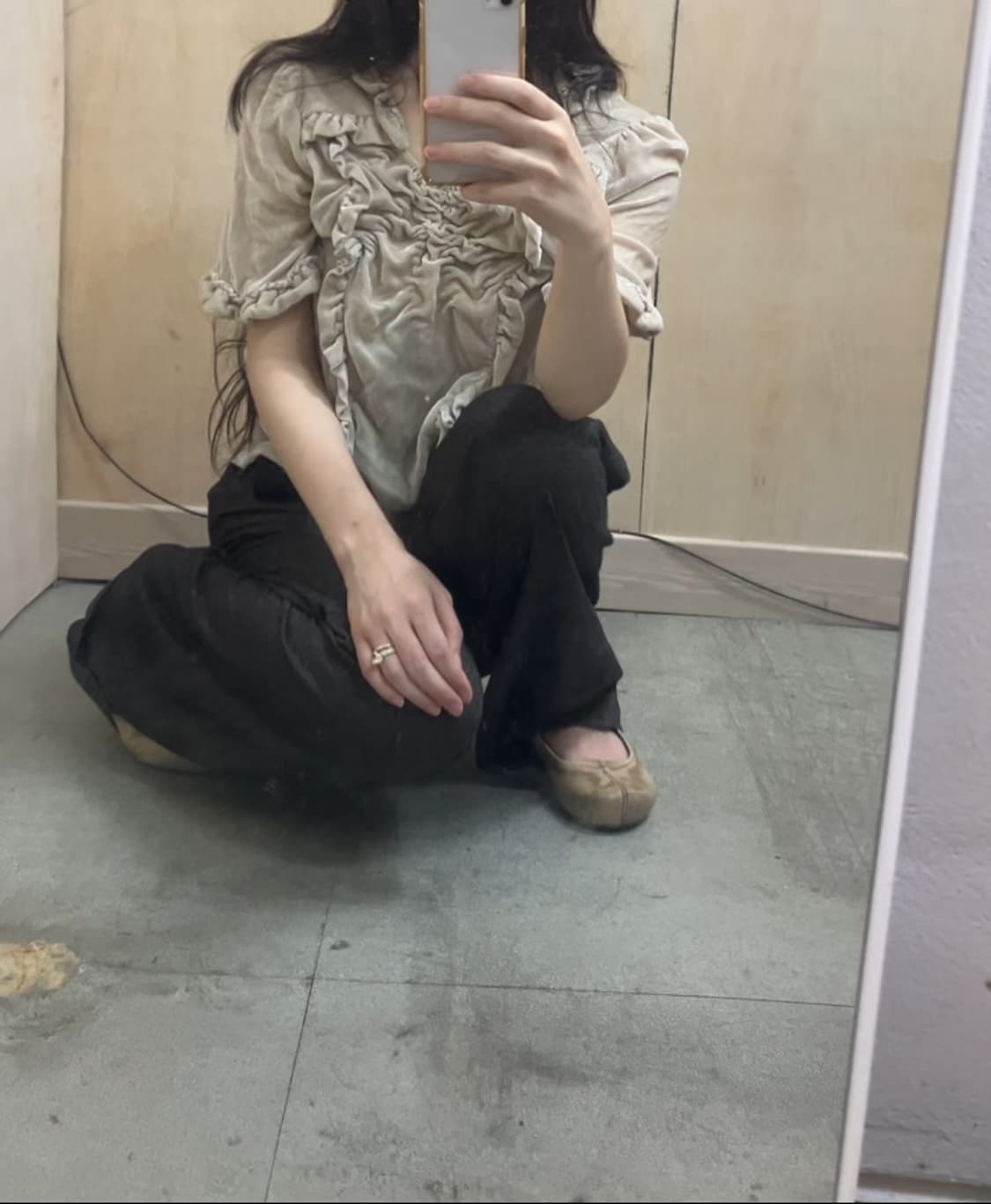 [직수입] 빈티지 트라우저 브라운  상품이미지4
