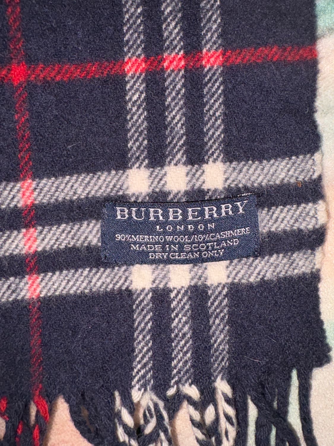 버버리 메리노 울 머플러 상품이미지4