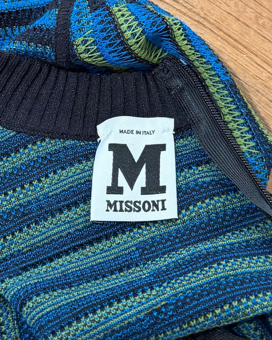 미쏘니 멀티 컬러 스트라이프 니트 원피스 상품이미지7