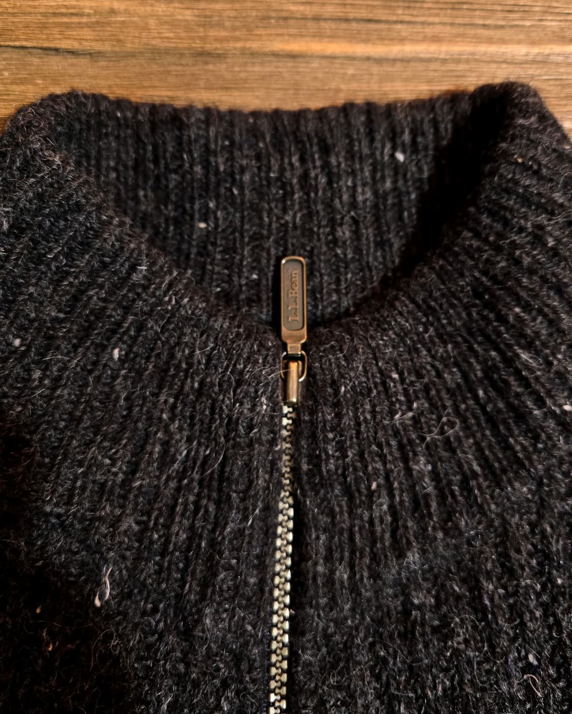 엘엘빈 울 알파카 집업 스웨터 USA (llbean) 상품이미지3