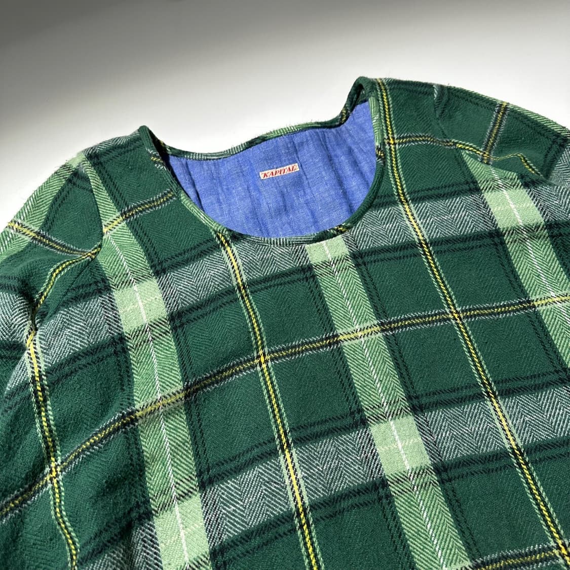 캐피탈 플란넬 체크 원피스 상품이미지3