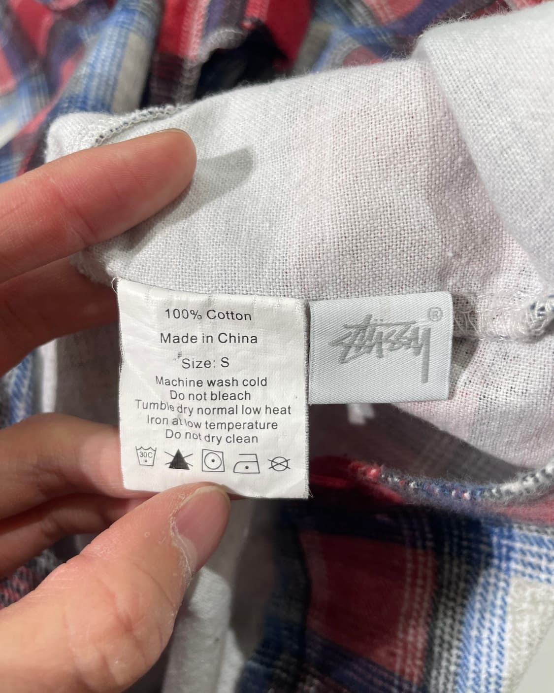 스투시 린콘 플래드 체크 집업 자켓 상품이미지8