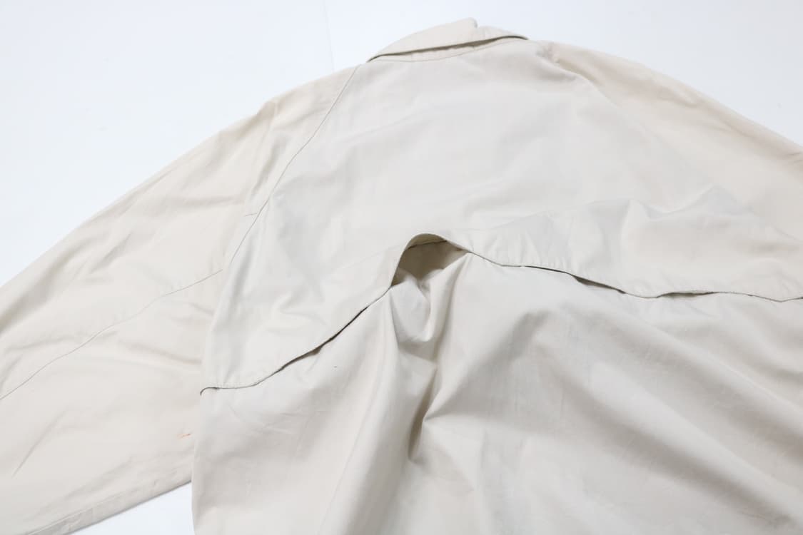 그레이엄 힐 빈티지 체크 라이닝 베이지 드리즐러 자켓 (L) 상품이미지9