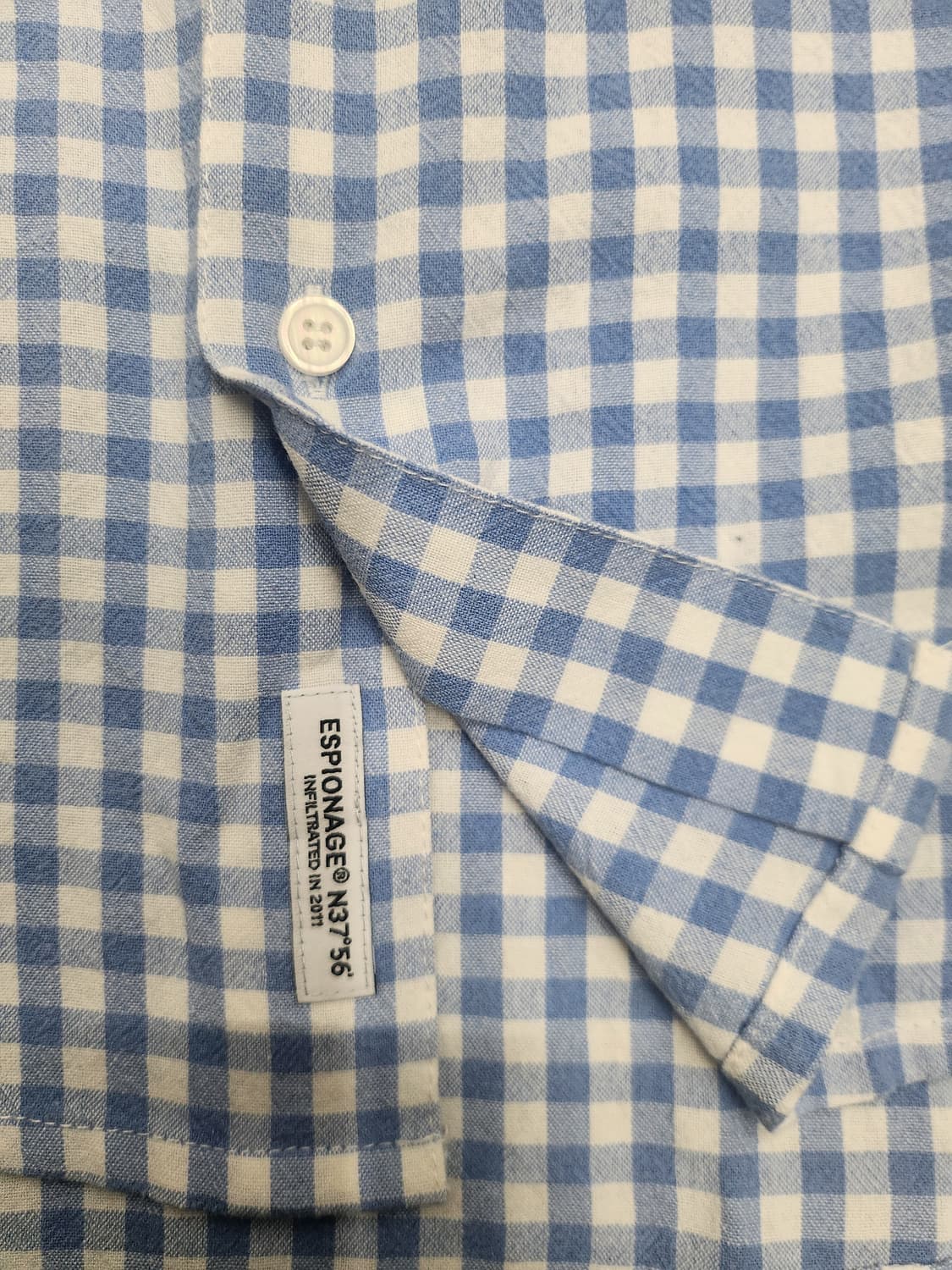 에스피오나지 체크 셔츠 XL 상품이미지3