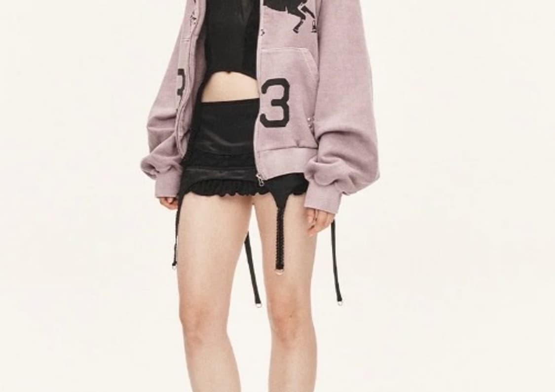 쓰리타임즈 lace garter skirt 스커트  상품이미지1