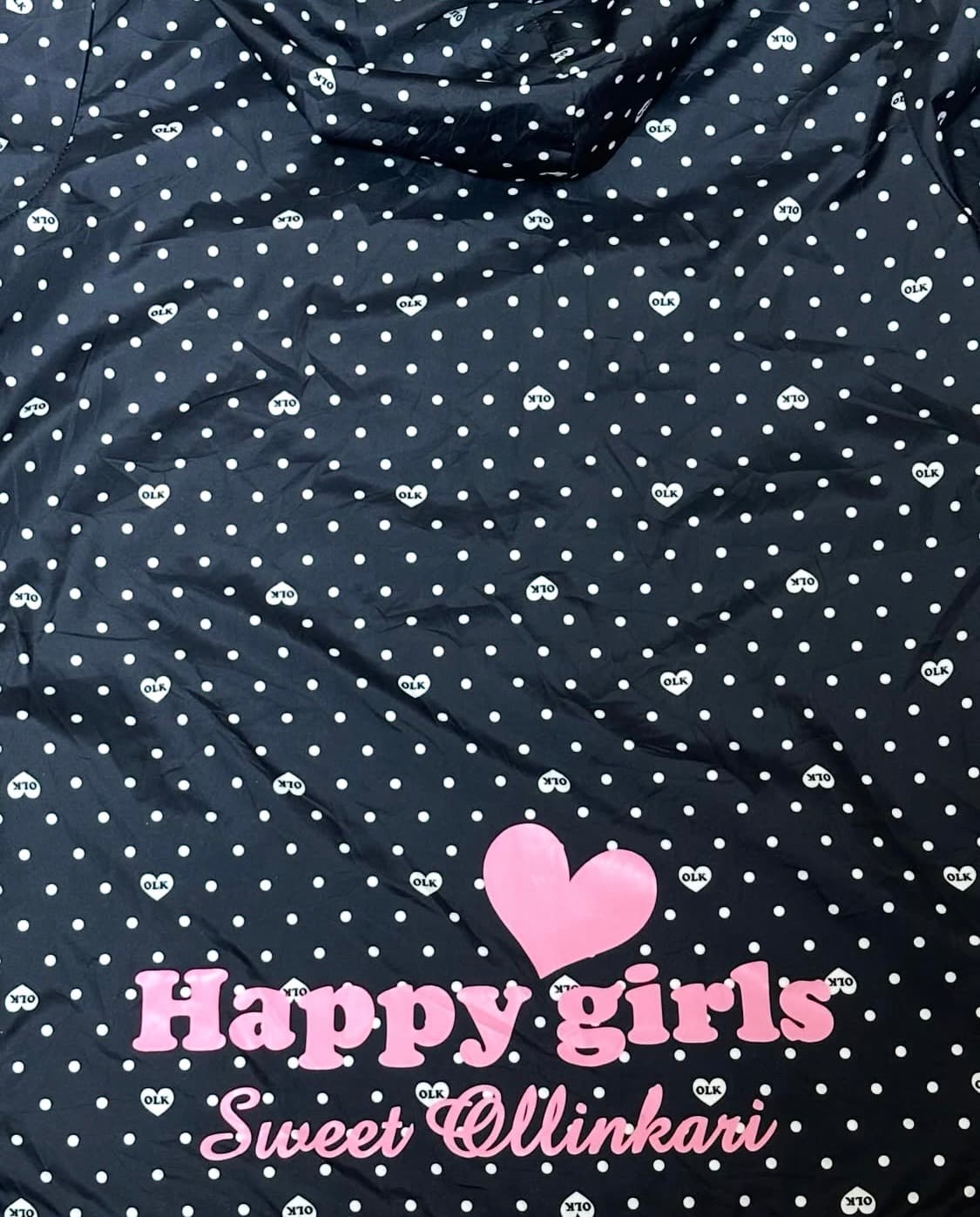 도트 핑크 바람막이 상품이미지3