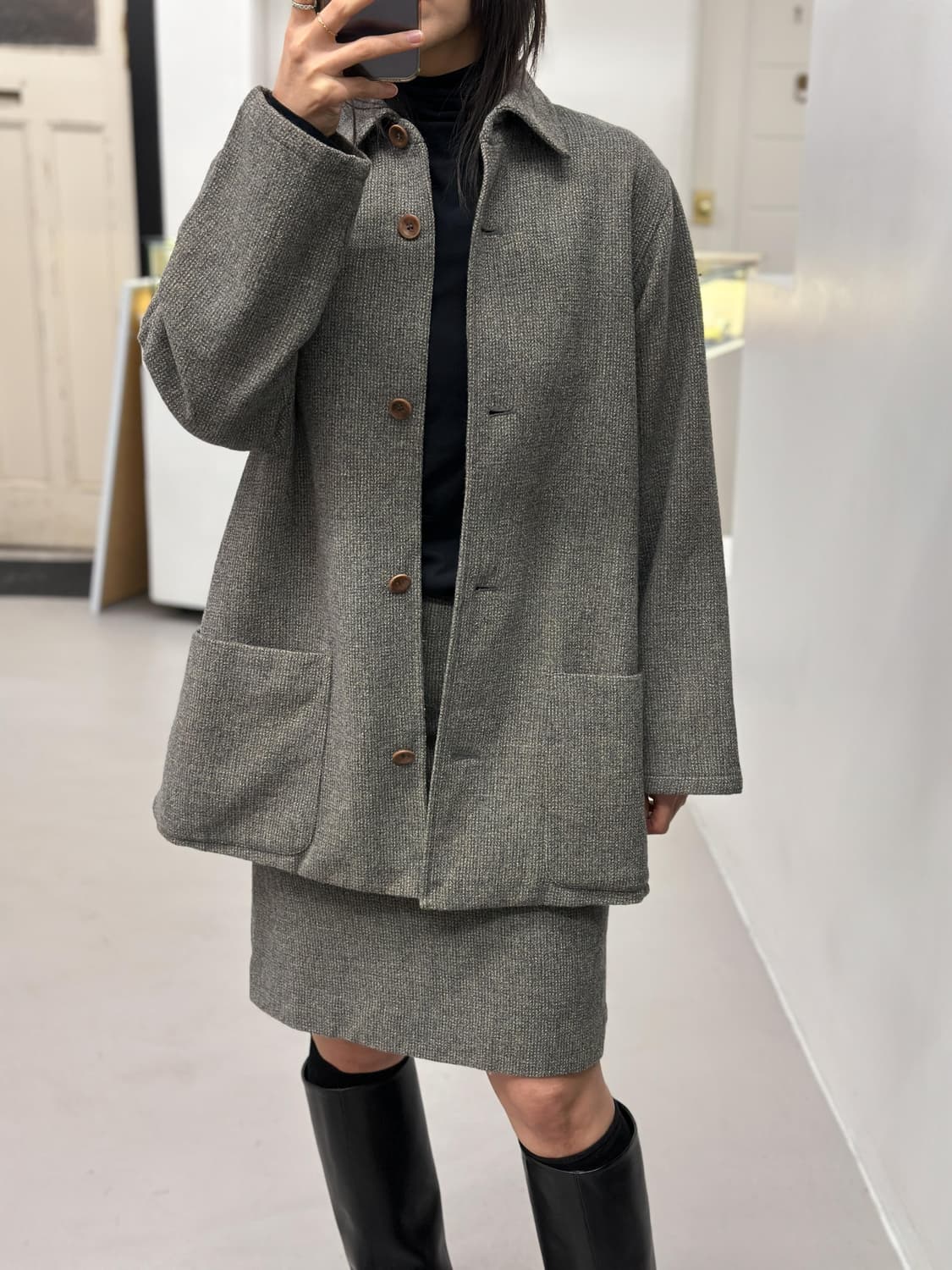 막스마라 트위드 셋업 상품이미지6