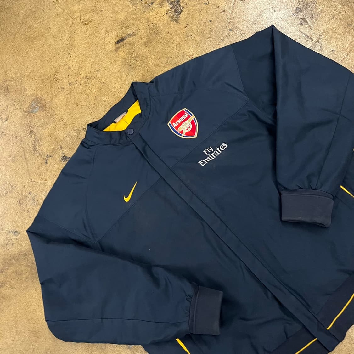 [정품/M] 나이키 아스날 바람막이 네이비 b18 상품이미지1