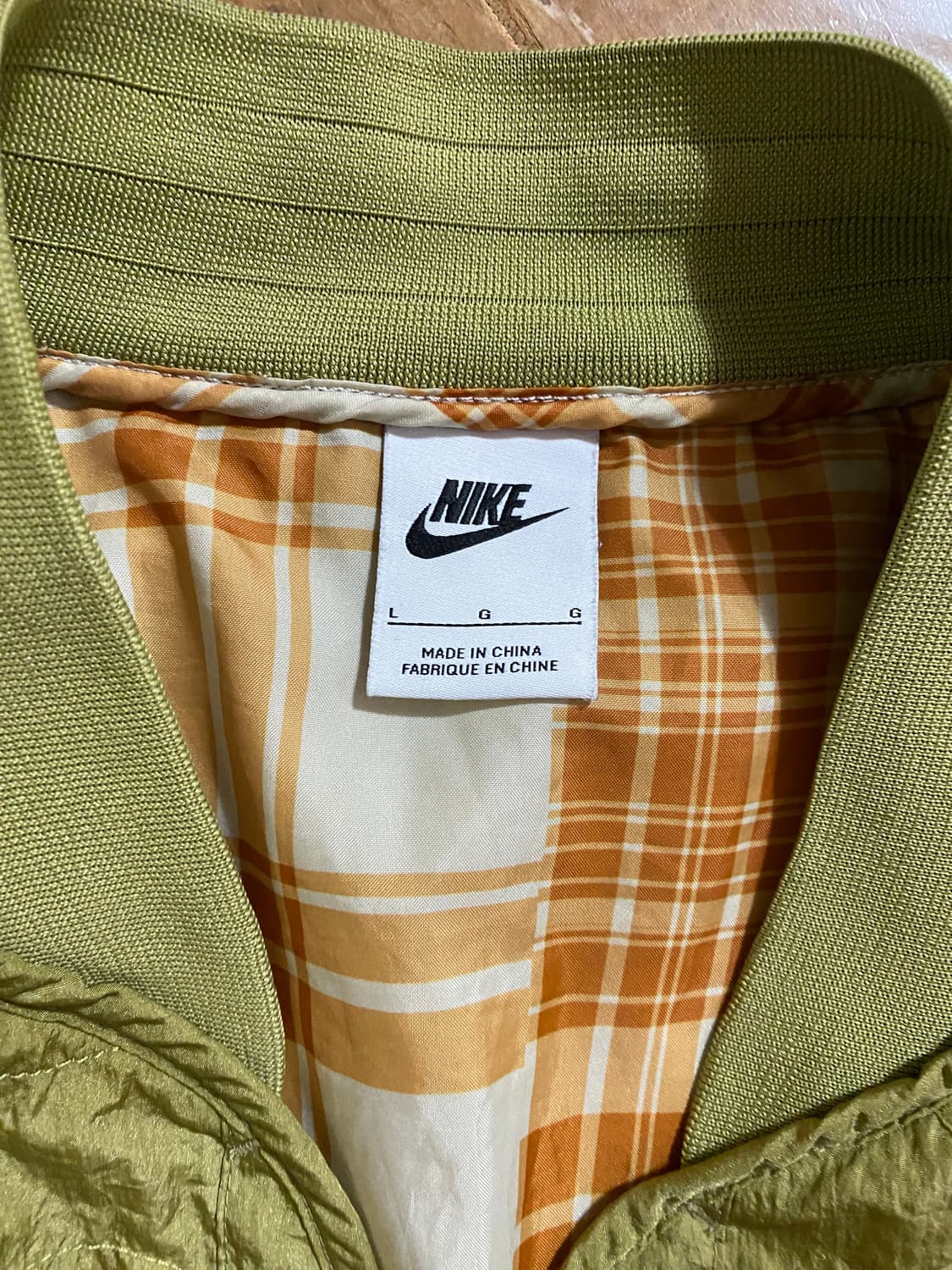 나이키 카키색 간절기 자켓 L (100~105) 상품이미지3