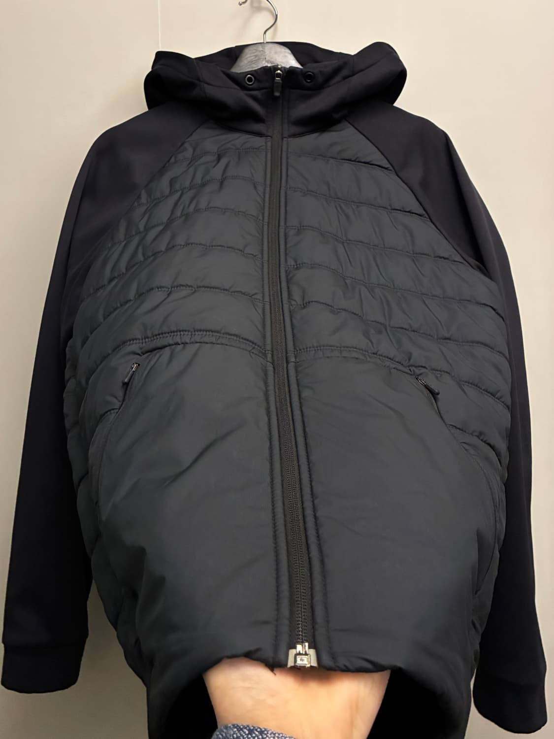 (M~L)나이키 써마 윈터라이즈드 에어로로프트 후드집업 자켓 상품이미지4