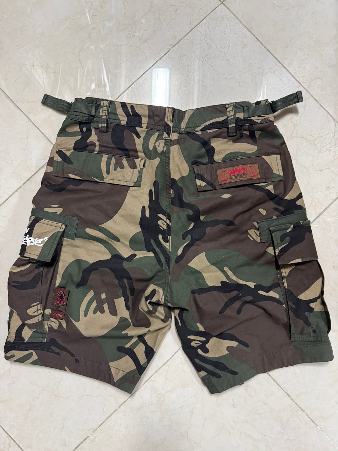 AAPE 카모 카고 반바지 상품이미지4