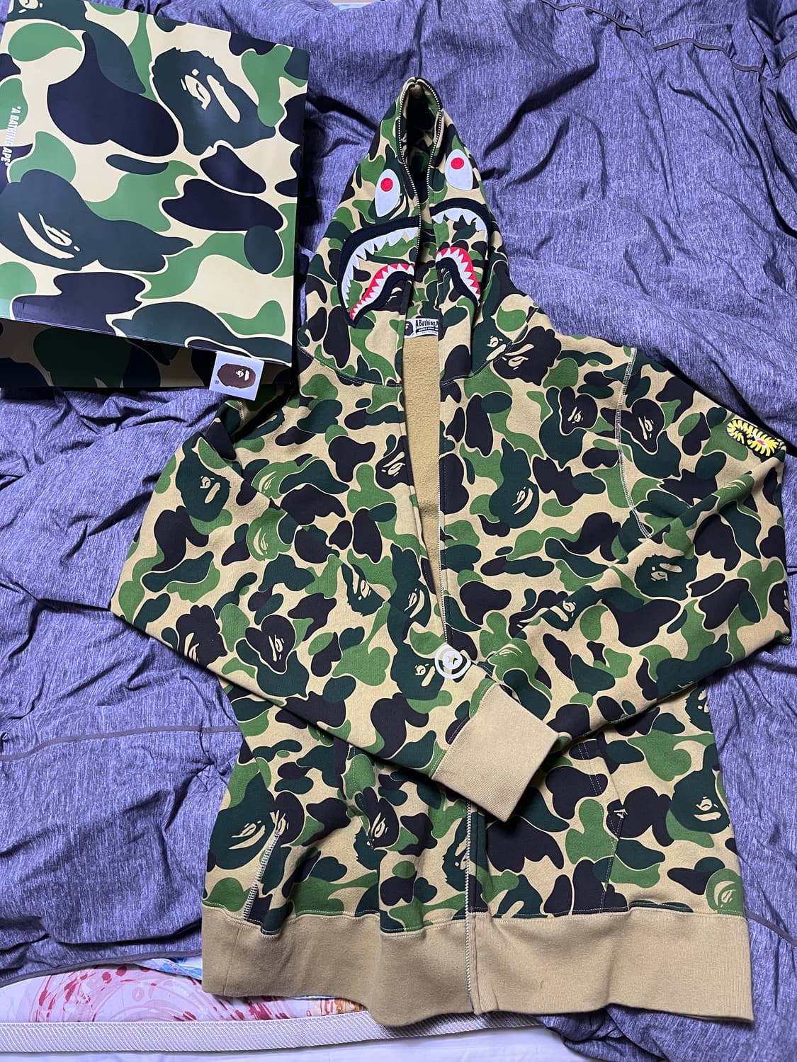 베이프 abc 후드집업 상품이미지4