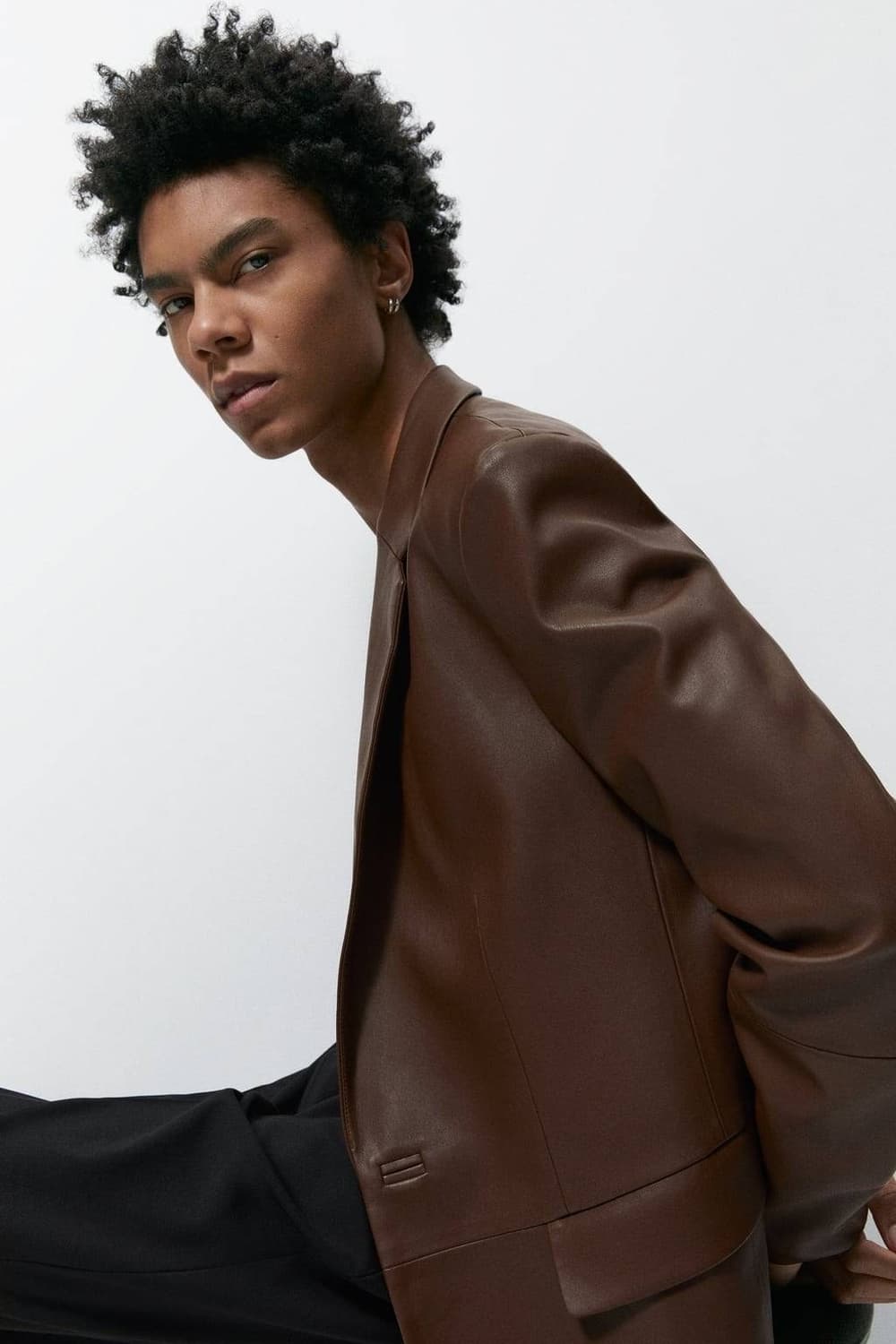 자라 맨즈 리미티드 에디션 가죽 블레이저 상품이미지6