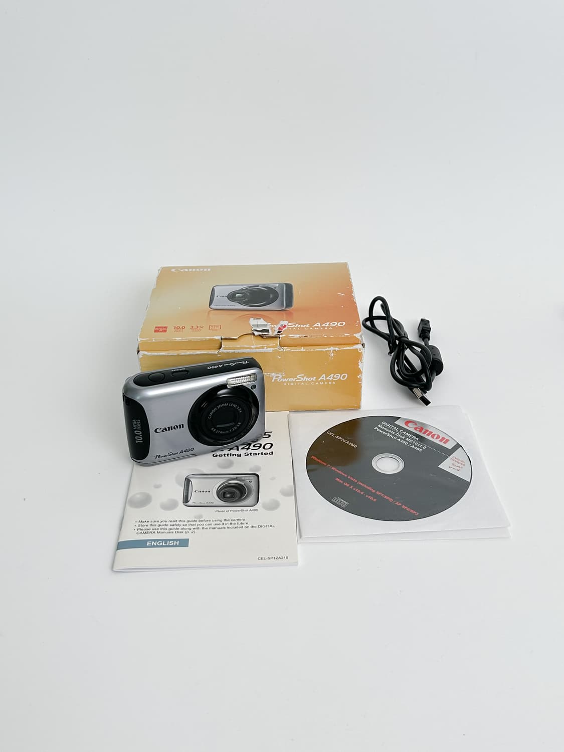 굿컨디션!) 캐논 파워샷 a490 Powershot 빈티지 디카 상품이미지2