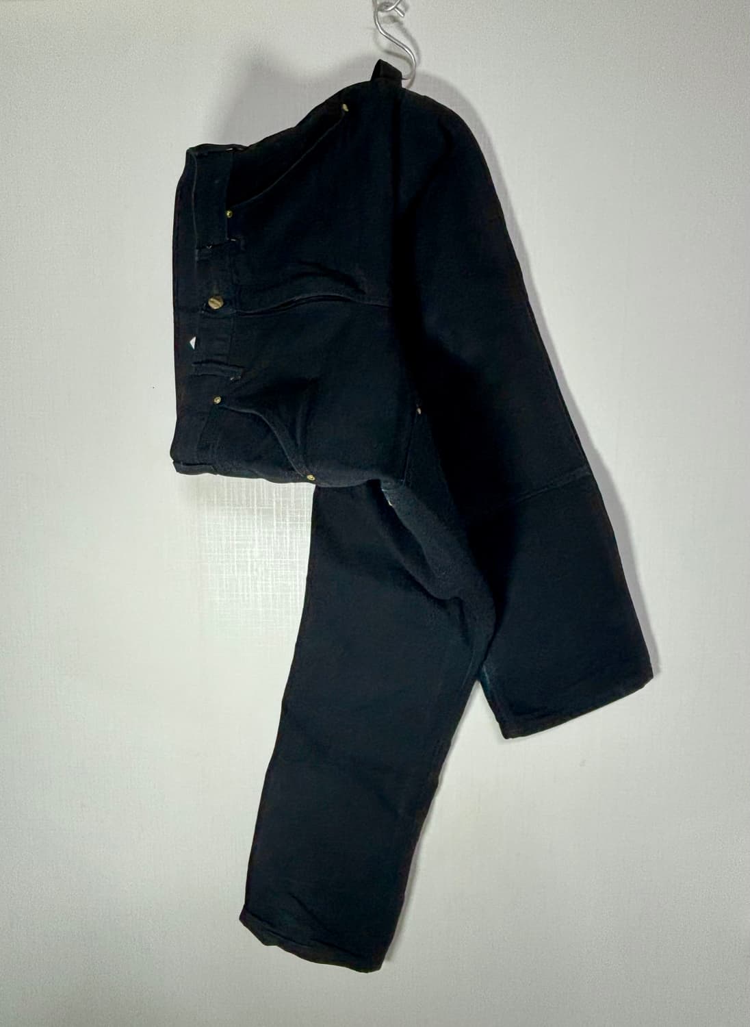 29)00s USA 칼하트 빈티지 더블니 팬츠 블랙 상품이미지6