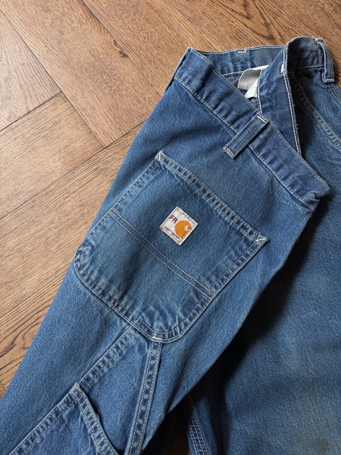 [38]칼하트FR 싱글니 카펜터 워크 데님 팬츠 상품이미지5