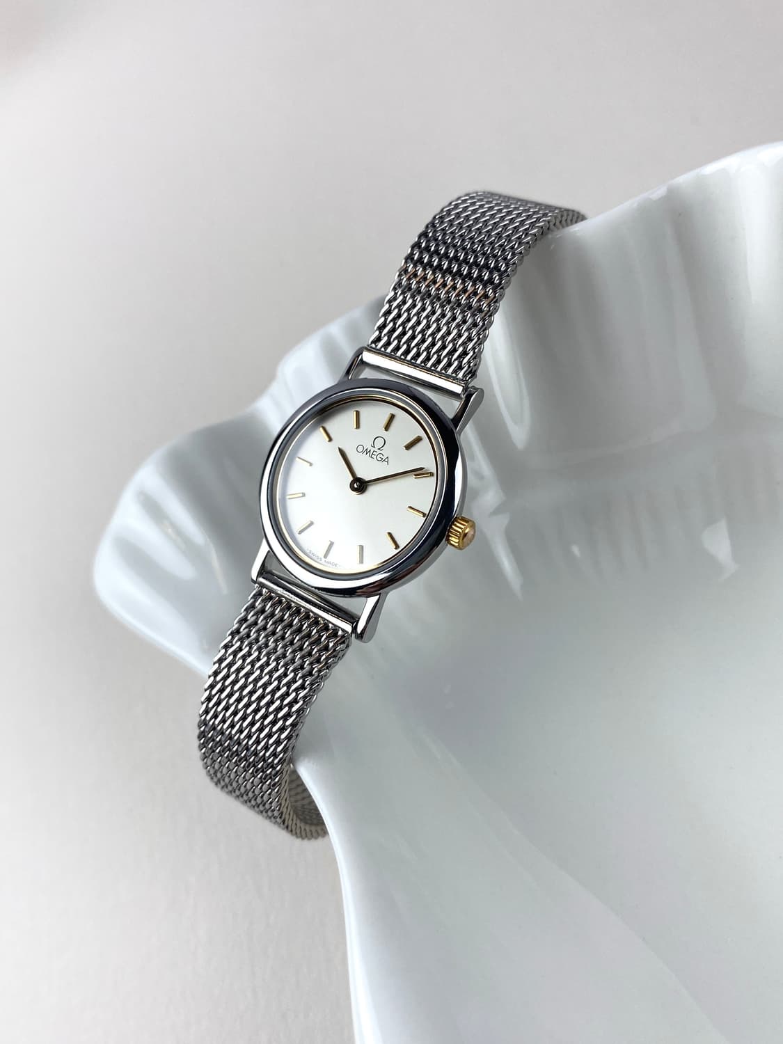 OMEGA Lady De Ville round watch 상품이미지3