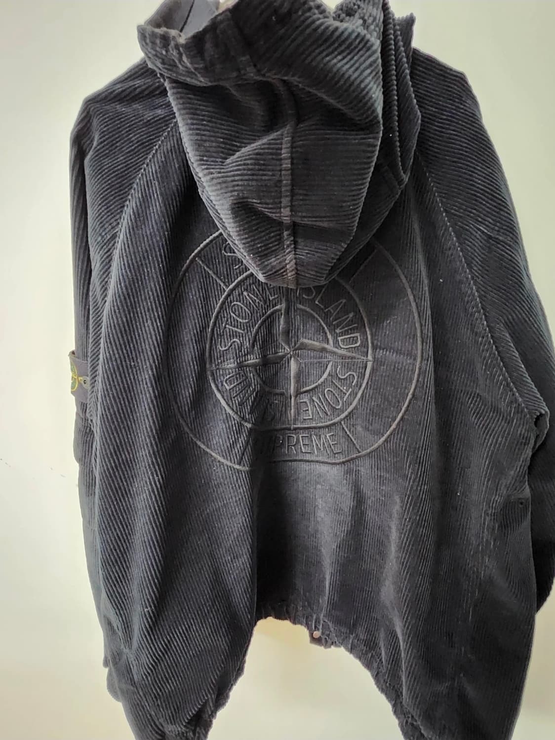 스톤아일랜드 슈프림 콜라보 코듀로이 자켓 XL 상품이미지3