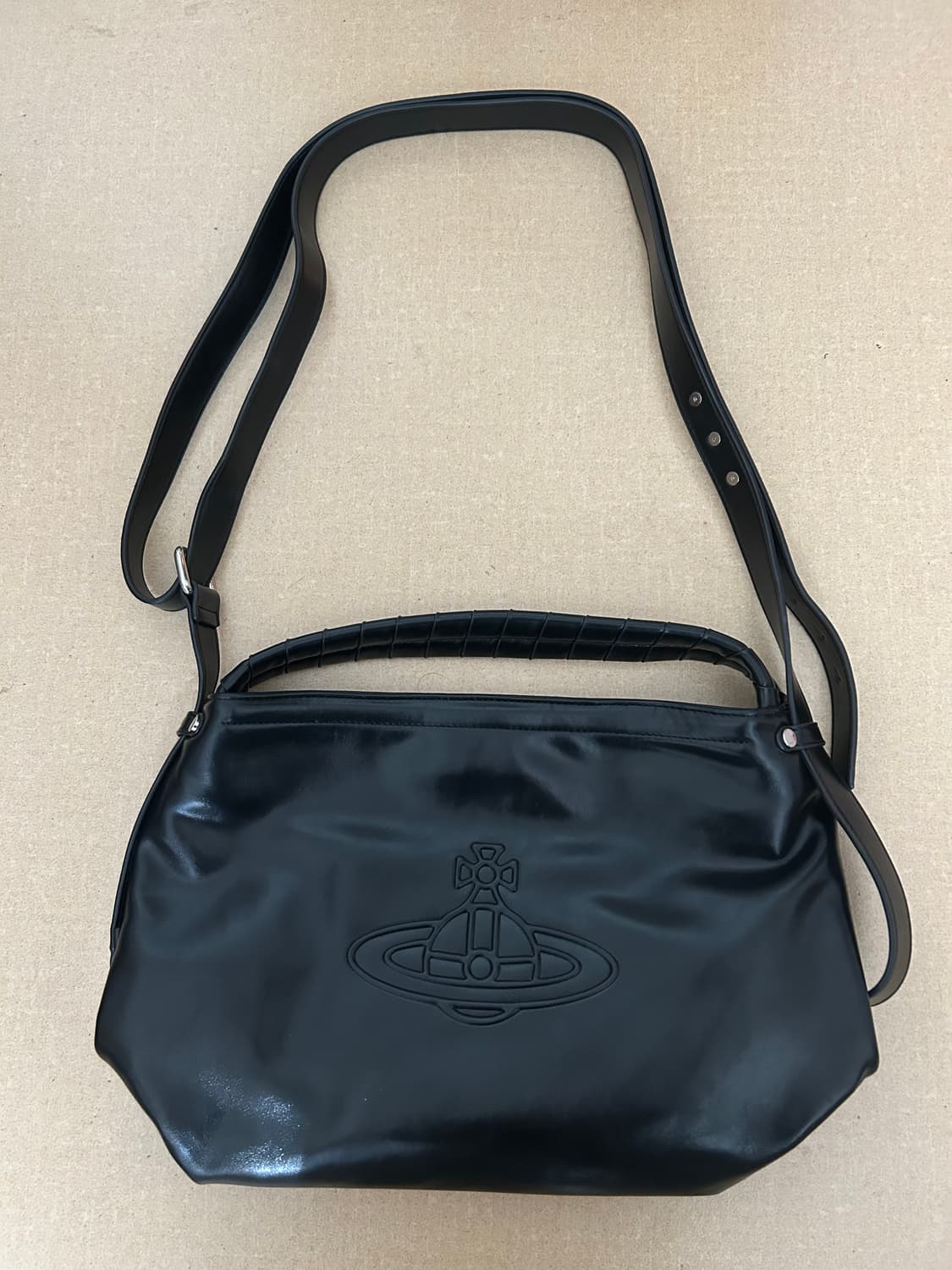 비비안웨스트우드 숄더백 블랙 상품이미지2