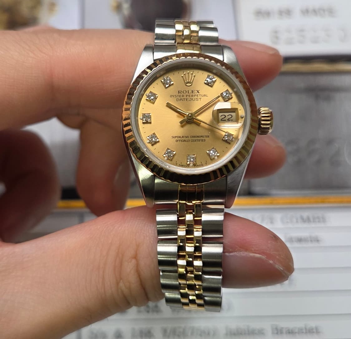 롤렉스 데이저스트 69173 18K콤비 오리지널 10P다이아 쥬빌리줄 여 상품이미지2
