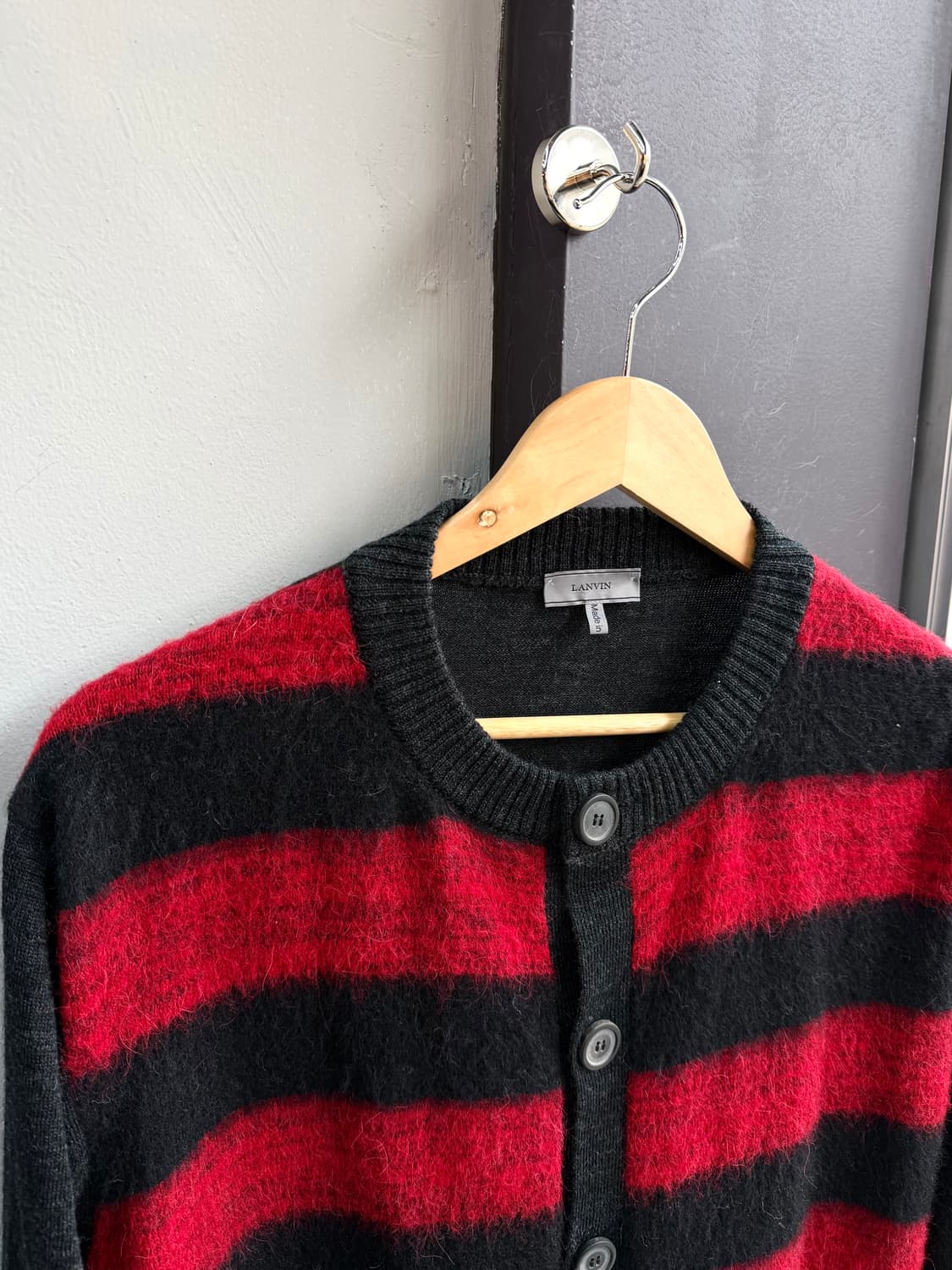 100~105/ 랑방 맨즈 모헤어 알파카 가디건 상품이미지3