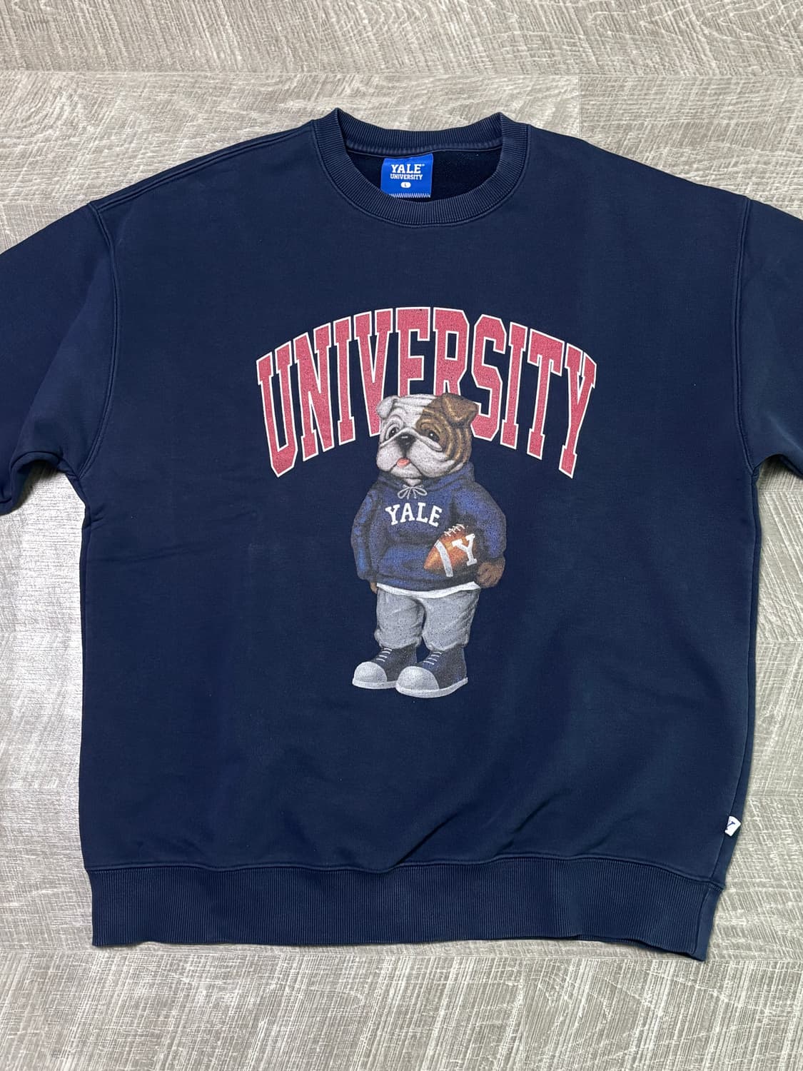 YALE UNIVERSITY 맨투맨 네이비L 상품이미지1