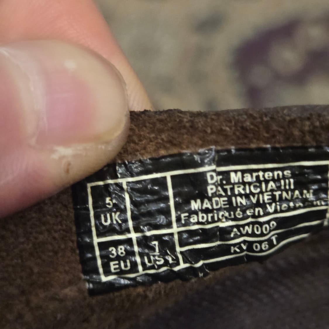 닥터마틴 패트리샤 브라운 uk5 240-245 상품이미지7