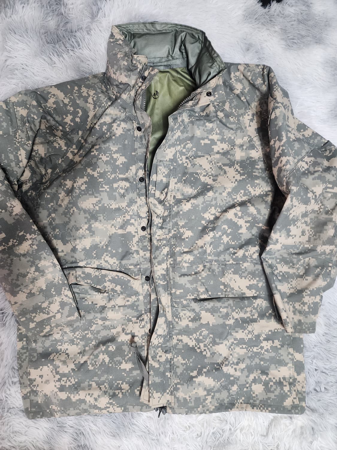 미군 ACU 고어텍스 방한 파카 L-R 새상품 상품이미지1