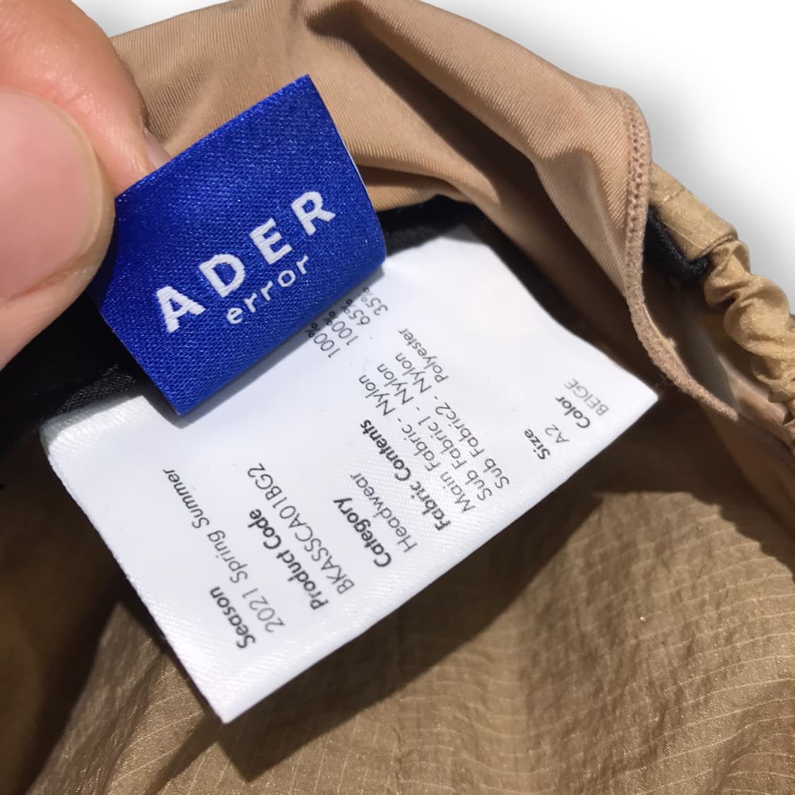 아더에러 나일론 캠프캡 상품이미지6