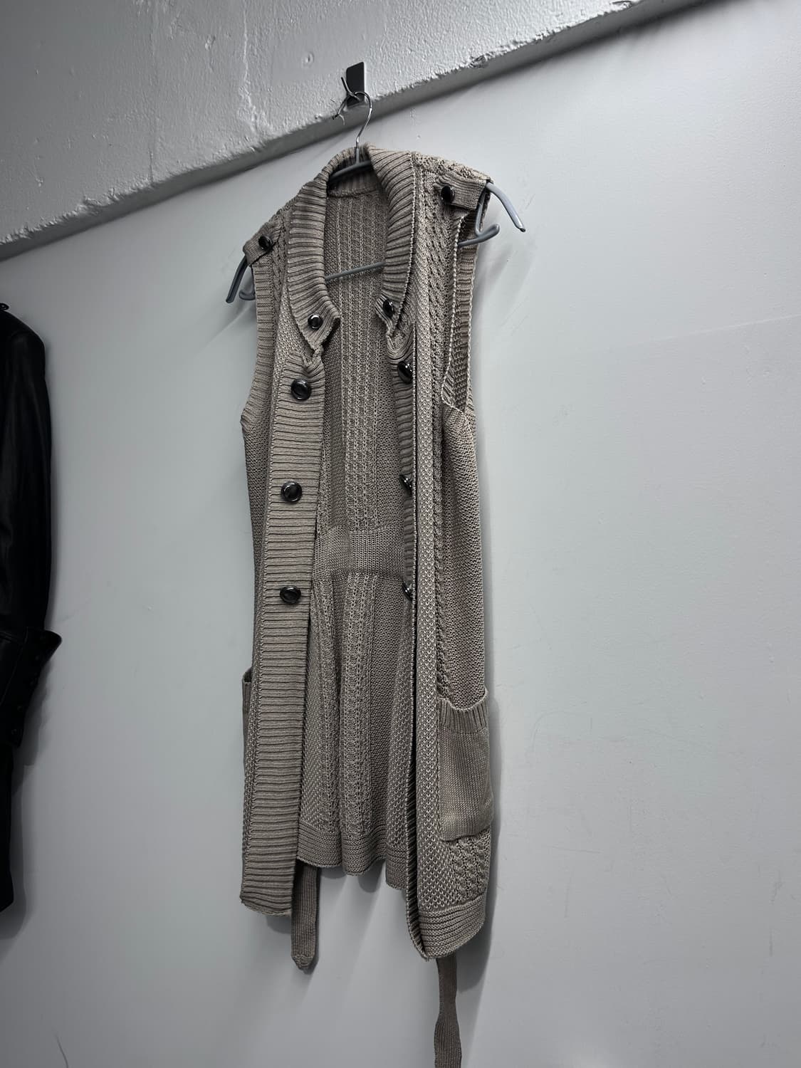 Napoleon Button Knit Rope Cardigan 상품이미지5